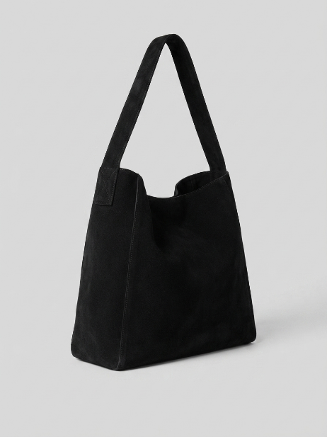 Bolso tote de ante