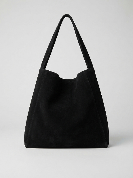 Bolso tote de ante