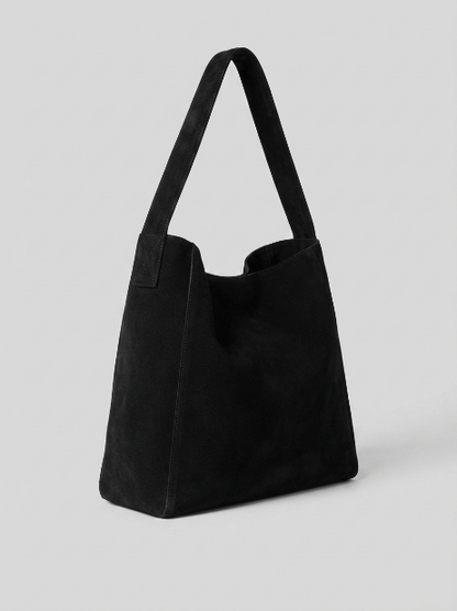 Bolso tote de ante