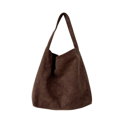 Bolso tote de ante